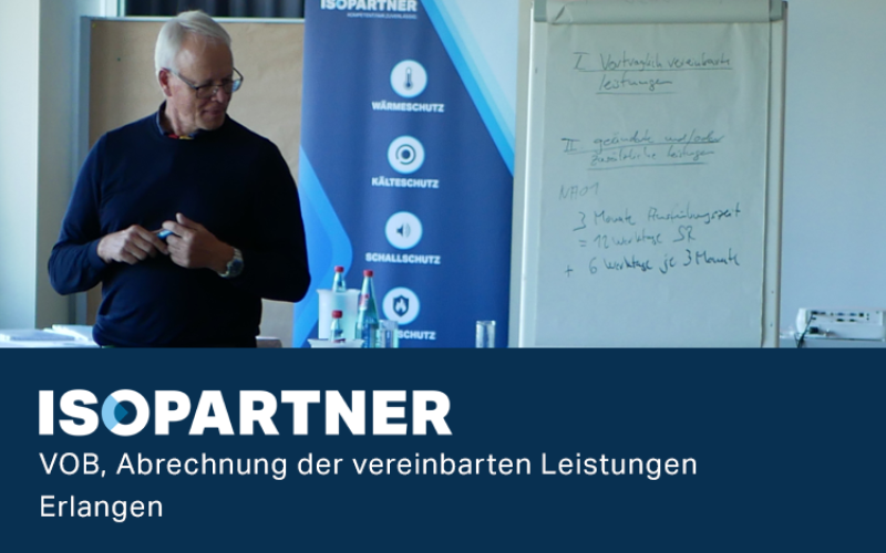 ISOPARTNER - Seminar VOB in Erlangen