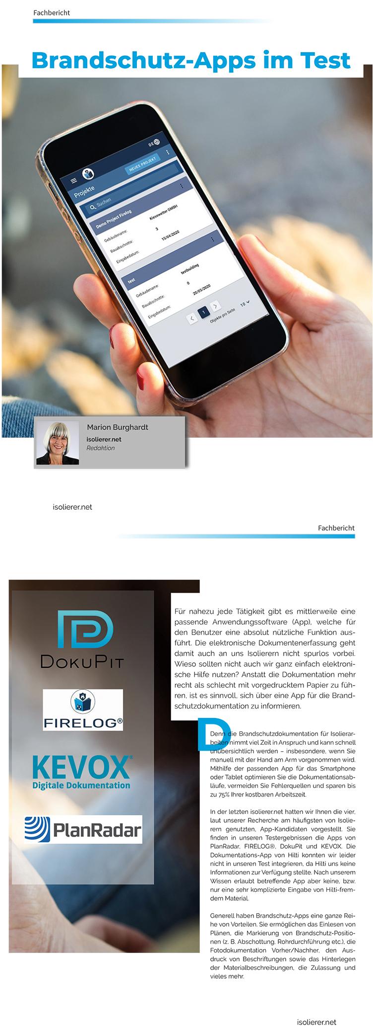 Brandschutz Apps im Test